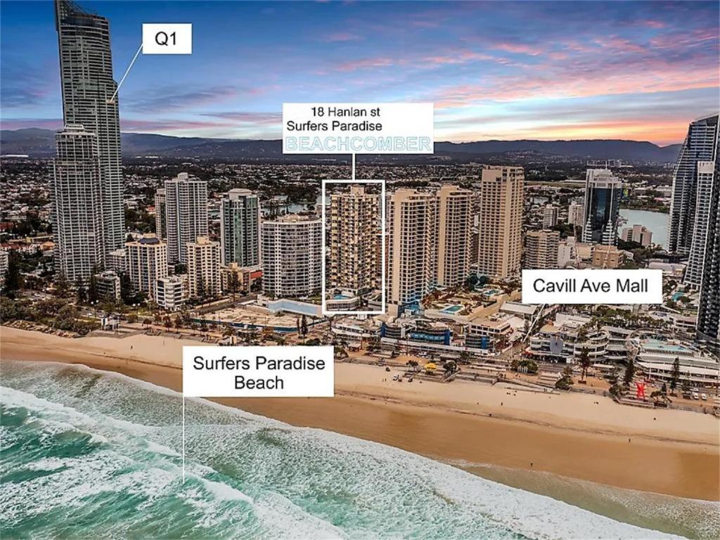 Beachside Apartment In The Heart Of Surfers Paradise - Free Parking Gold Coast Esterno foto